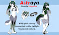 make high quality furry ref sheet for rpg, badge, ych, adoptables or kemono, oc