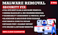 do wordpress malware removal, fix hacked site and website security