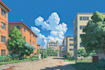 create anime, game, and visual novel background painting