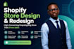 design shopify dropshipping store design and redesign shopify website