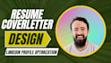 write CV, resume, coverletter and optimize linkedin profile