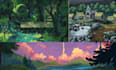 do pixel art background pixel art environment pixel tileset pixel scenery  game
