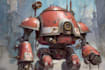 create warhammer 40k figures with old school