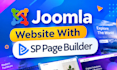 design, redesign, develop, update joomla website
