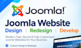 design, redesign, develop, update joomla website
