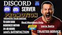 discord server promotion, discord growth, gaming promotion, discord advertising