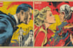 draw a retro vintage comic illustration