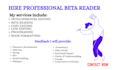 beta read your scifi novel and critique your manuscript