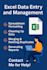 data entry in excel, google sheets, or databases