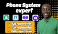 setup voip ivr ringcentral aircall nextiva textgrid vonage zoom 3cx dialpad a2p