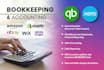 do bookkeeping in quickbooks online and xero