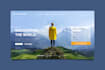build responsive landing page using html css and js