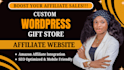 build a high converting wordpress amazon affiliate gift store website