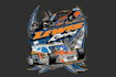 custom racing  car logo with t shirt design design
