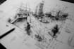 draw architecture and urban design sketches