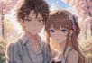 draw you anime couple art portrait