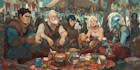 do a dnd character or dnd party art