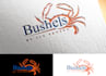 design custom restaurant, seafood, crab logo