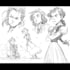 draw sketches with your character