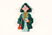 create a digital vector flat character or illustrations