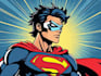 make a superhero pop art
