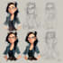 draw character illustration and concept art