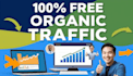 real organic google search console website traffic promotion