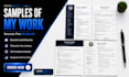 be your professional resume maker, CV writer and designer