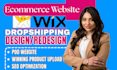 design wix dropshipping website redesign wix velo seo studio website development