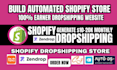 build automated shopify dropshipping store ecommerce expert website development