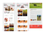 create responsive website development using HTML, CSS, javascript or react js