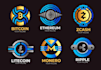 design professional crypto token cryptocurrency coin logo