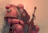 draw a warhammer 40k character art