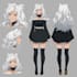 draw character reference sheet design of your oc, avatar