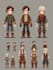 do dnd character art, 2d game character art in unique style