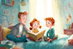 children book illustrations and children book cover