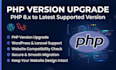 develop PHP laravel websites and upgrade PHP versions