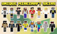 design custom, unique, premium minecraft skin and mc java art