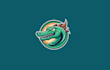 create alligator logo for your brand