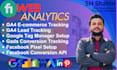 setup ga4 ecommerce tracking and any pixel setup by google tag manager