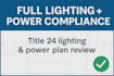 perform title 24 lighting and power compliance checks