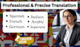 manually translate from english to italian spanish german french and vice versa
