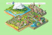 make vector map illustration map design isometric cartography city map