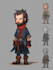 draw 2d game character illustration