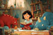 draw children story book illustrations