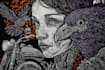 create a dark, horror, underground art illustration