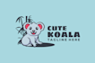 do modern professional custom koala logo with unlimited revision