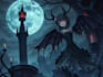 create dark and gothic anime art in unique style