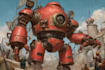create detailed warhammer illustration, paint warhammer