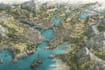 create a fantasy map illustration or site in illustrator
